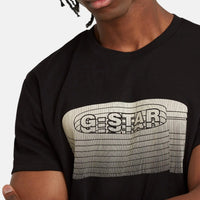 G-Star RAW Stacked Old Skool Logo Black T-Shirt