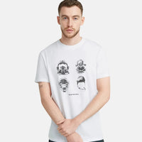 G-Star RAW Masks Graphic White T-Shirt