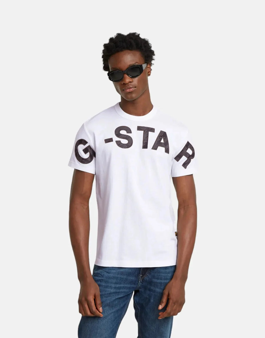 G-Star RAW Embro Print T-Shirt White