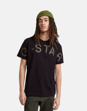 G-Star RAW Embro Print T-Shirt Black