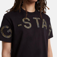 G-Star RAW Embro Print T-Shirt Black