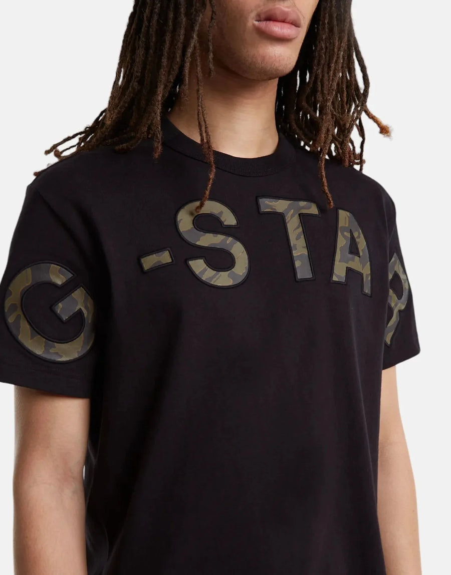 G-Star RAW Embro Print T-Shirt Black