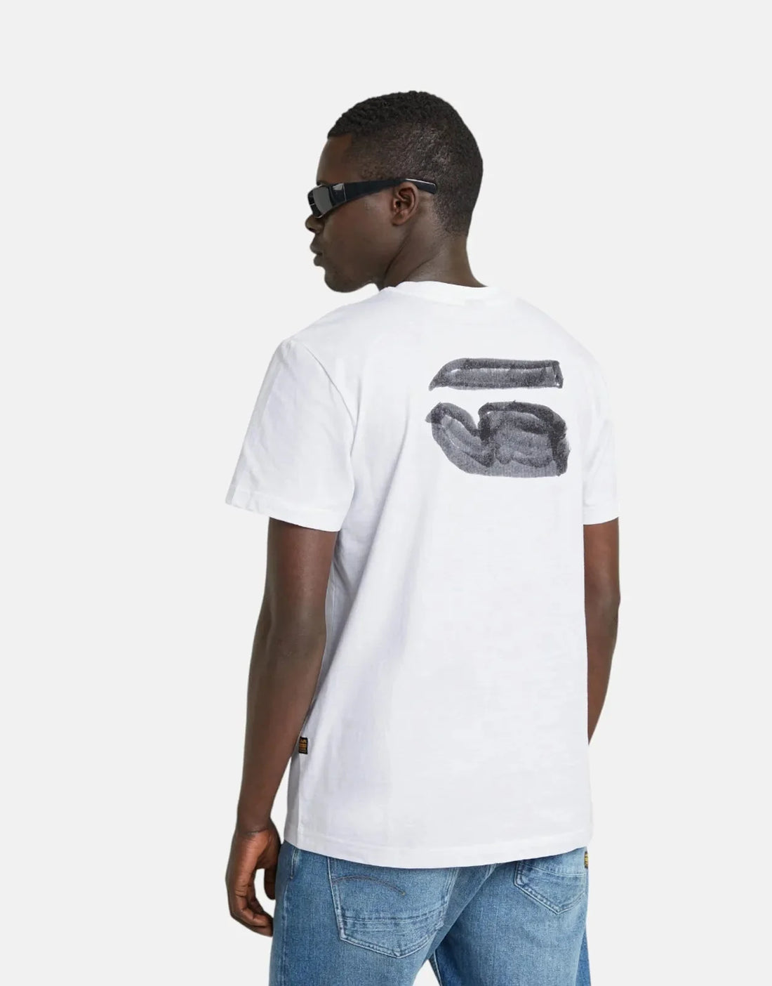 G-Star RAW Burger Back Print T-Shirt White