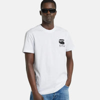 G-Star RAW Burger Back Print T-Shirt White