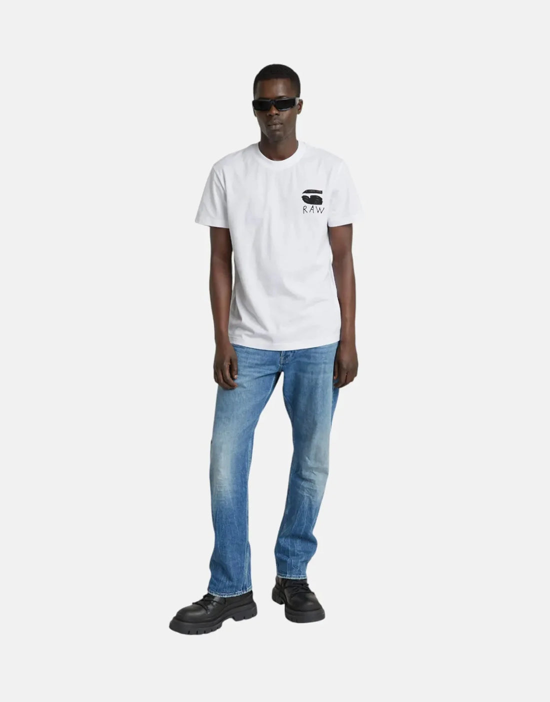 G-Star RAW Burger Back Print T-Shirt White