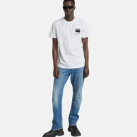 G-Star RAW Burger Back Print T-Shirt White