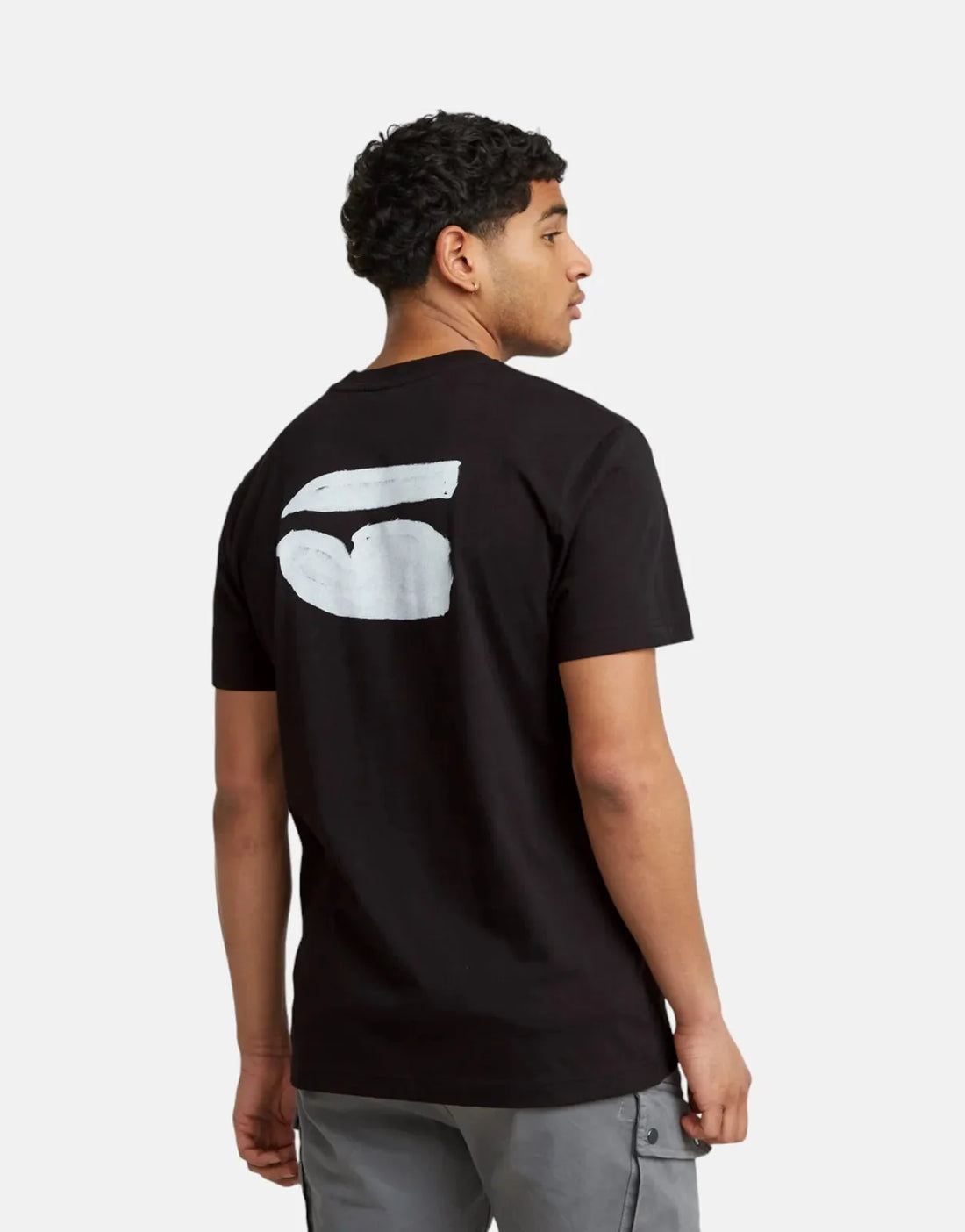 G-Star RAW Burger Back Print T-Shirt Black