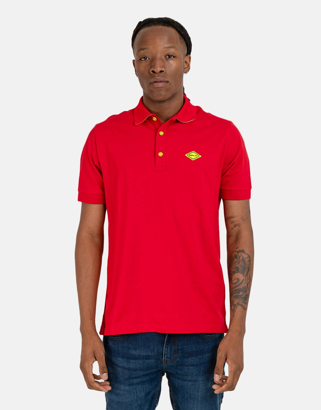 Replay Red Polo Shirt