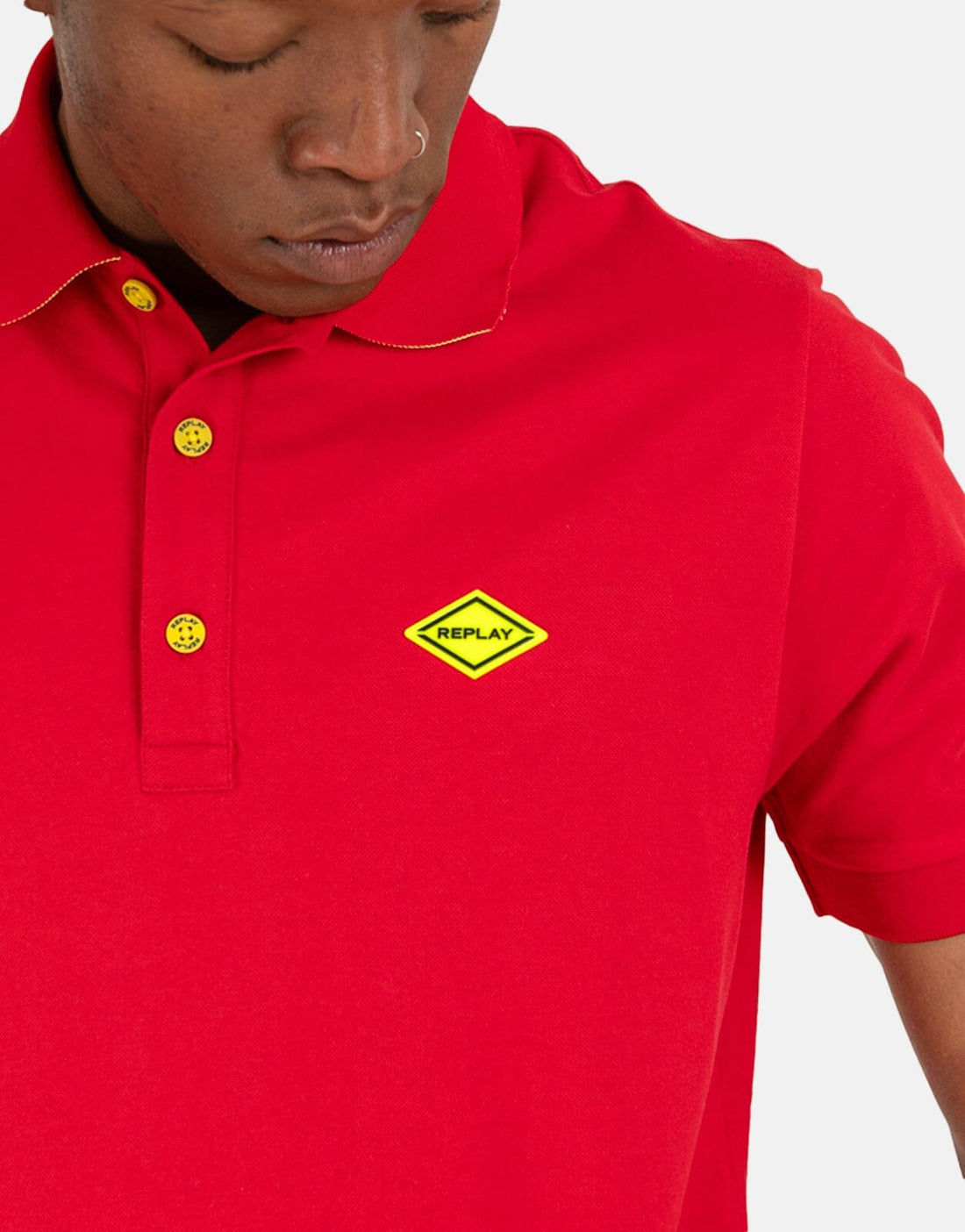 Replay Red Polo Shirt