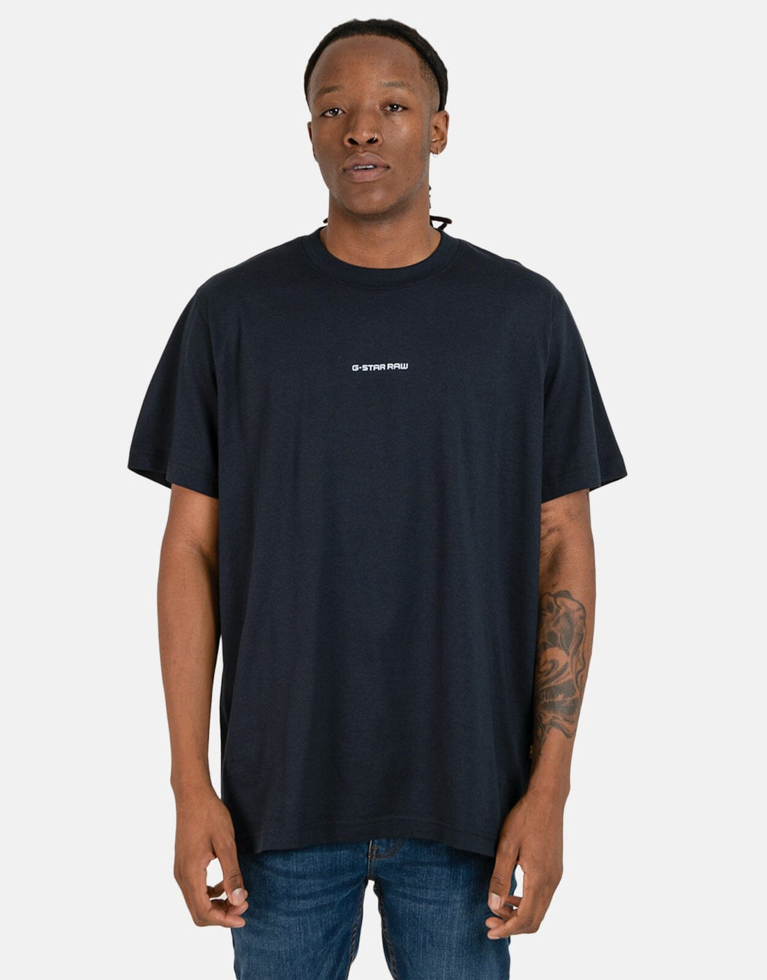 G-Star RAW Center Chest Logo Loose T-Shirt Salute