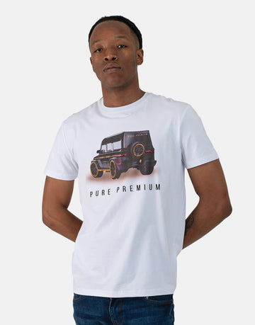 Pure Premium Carro White T-Shirt