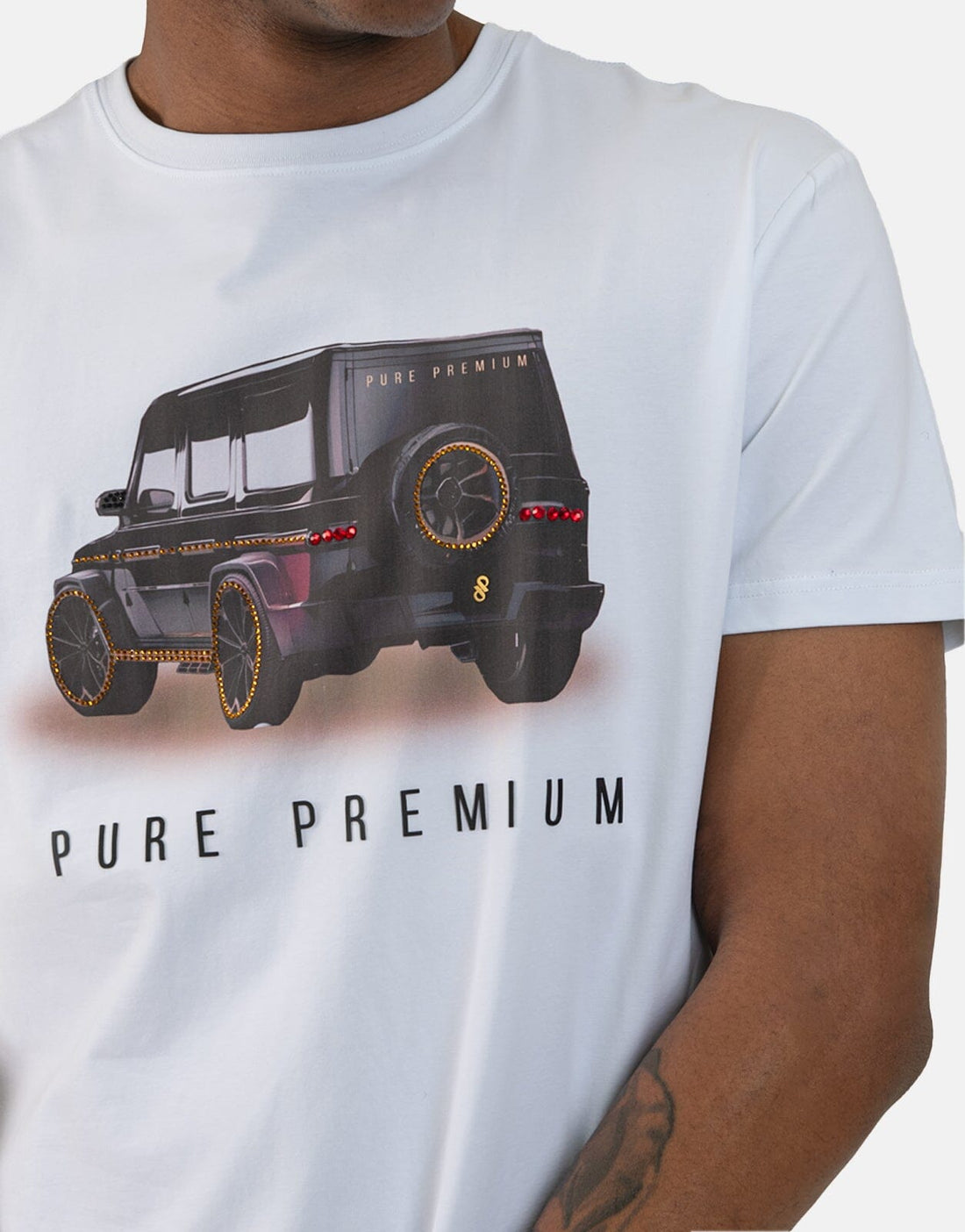 Pure Premium Carro White T-Shirt