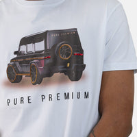 Pure Premium Carro White T-Shirt