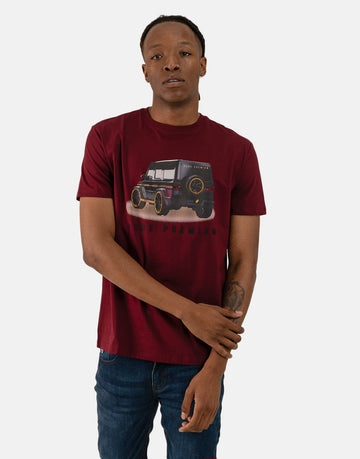 Pure Premium Carro Burgandy T-Shirt