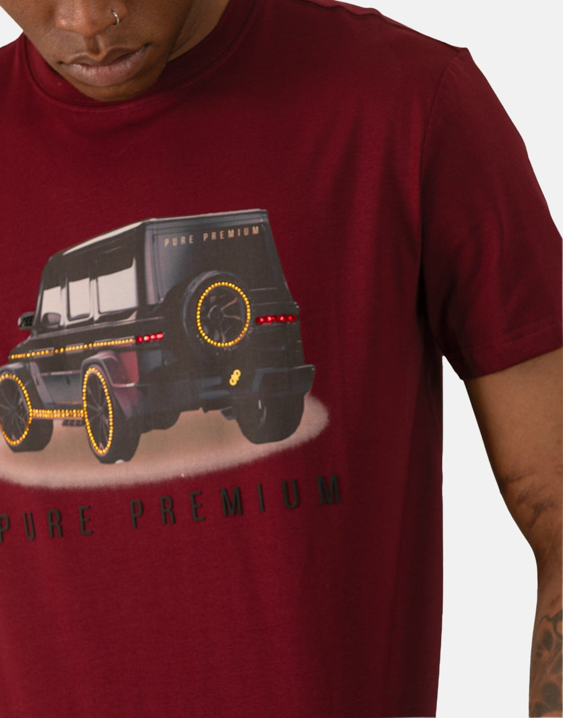 Pure Premium Carro Burgandy T-Shirt