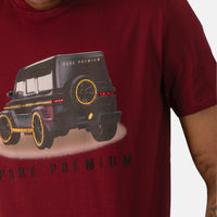 Pure Premium Carro Burgandy T-Shirt