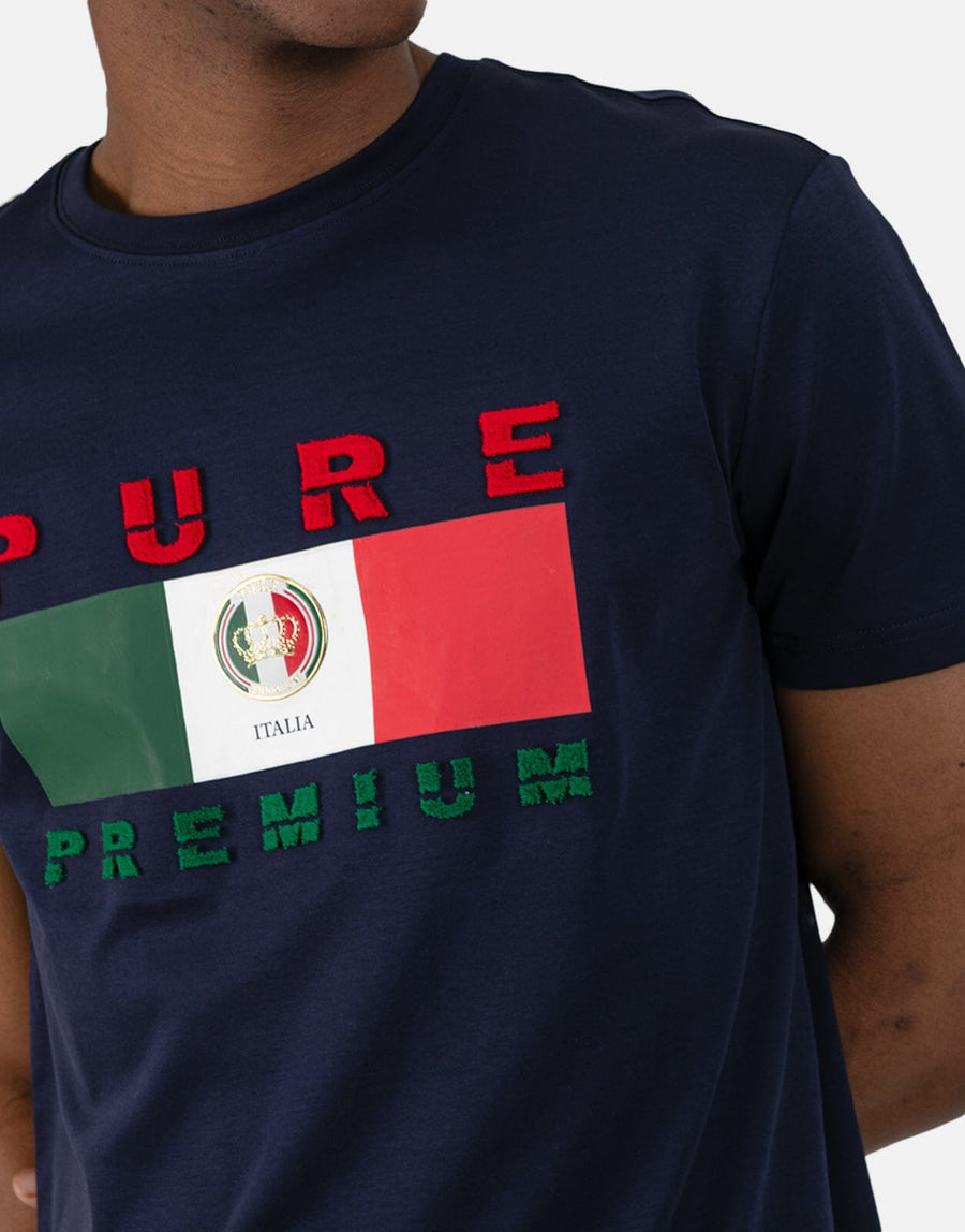 Pure Premium Fabio Navy T-Shirt