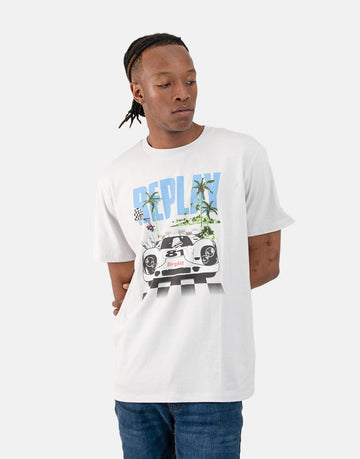 Replay Speed Racer White T-Shirt