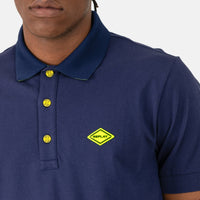 Replay Diamond Badge Blue Polo Shirt