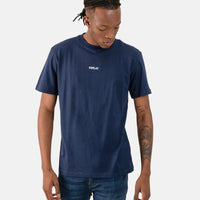 Replay Centre Chest Logo Blue T-Shirt