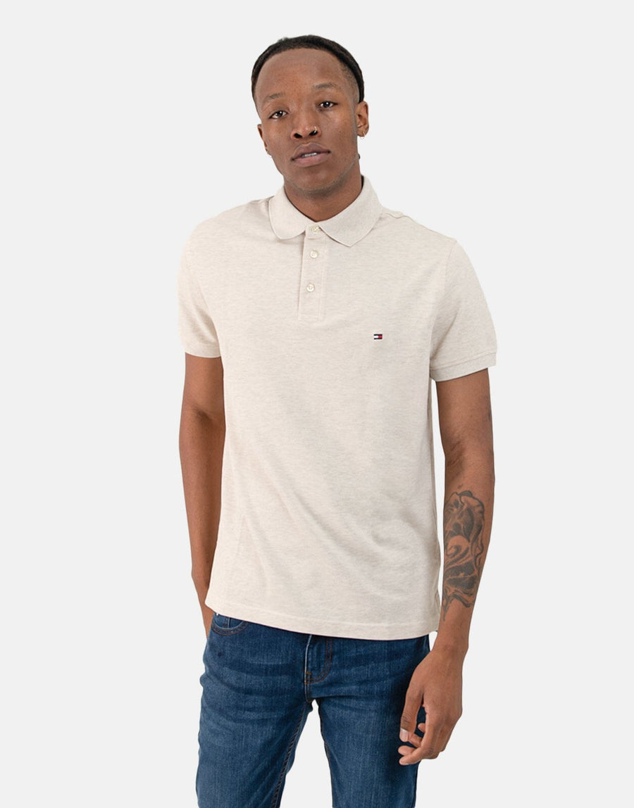 Tommy Hilfiger 1985 Slim Oatmilk Polo Shirt