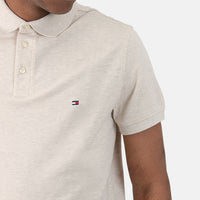 Tommy Hilfiger 1985 Slim Oatmilk Polo Shirt