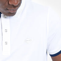 Replay Diamond Logo White Polo Shirt