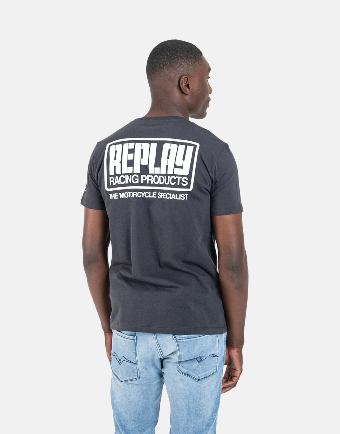 Replay Racing Products Print Black T-Shirt