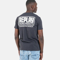 Replay Racing Products Print Black T-Shirt