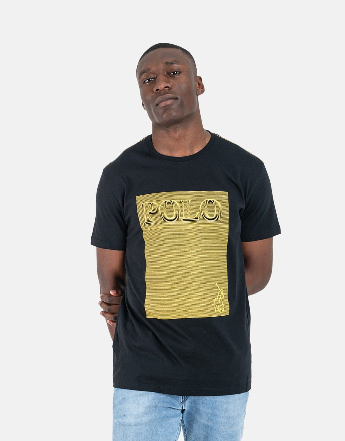 Polo Graphic Logo Black T-Shirt