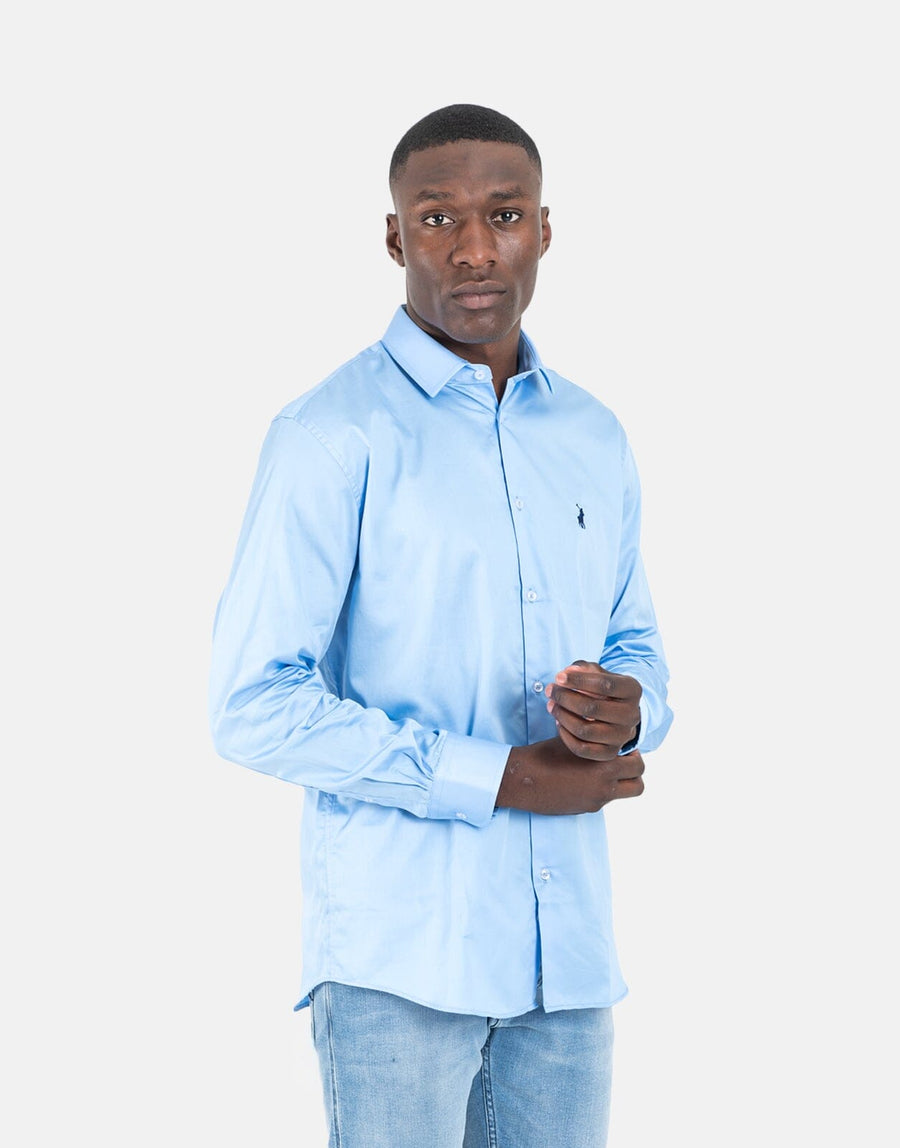 Polo Sateen Signature Light Blue T-Shirt