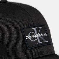 Calvin Klein Mono Logo Patch Black Cap