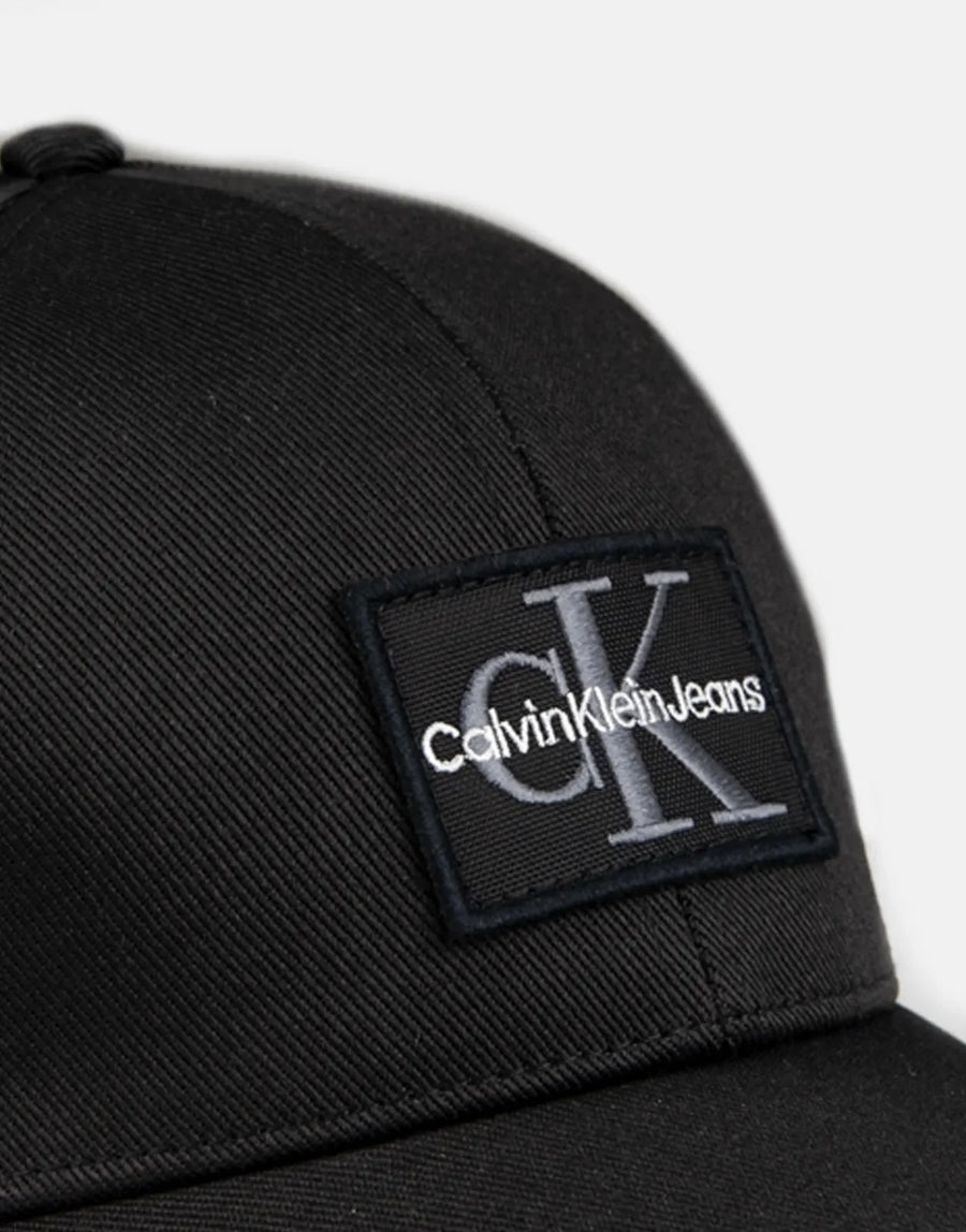 Calvin Klein Mono Logo Patch Black Cap