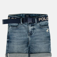 Polo Jake Belted Boys Denim Short