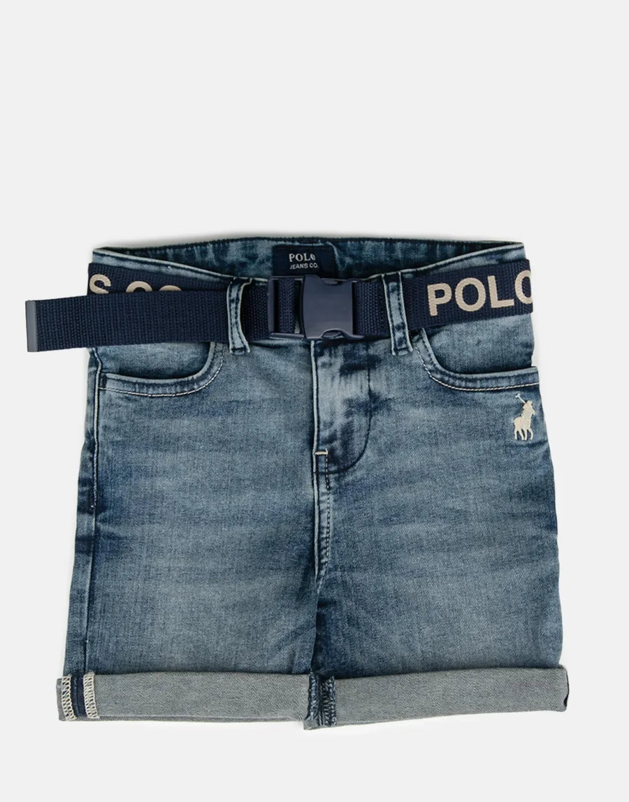 Polo Jake Belted Boys Denim Short