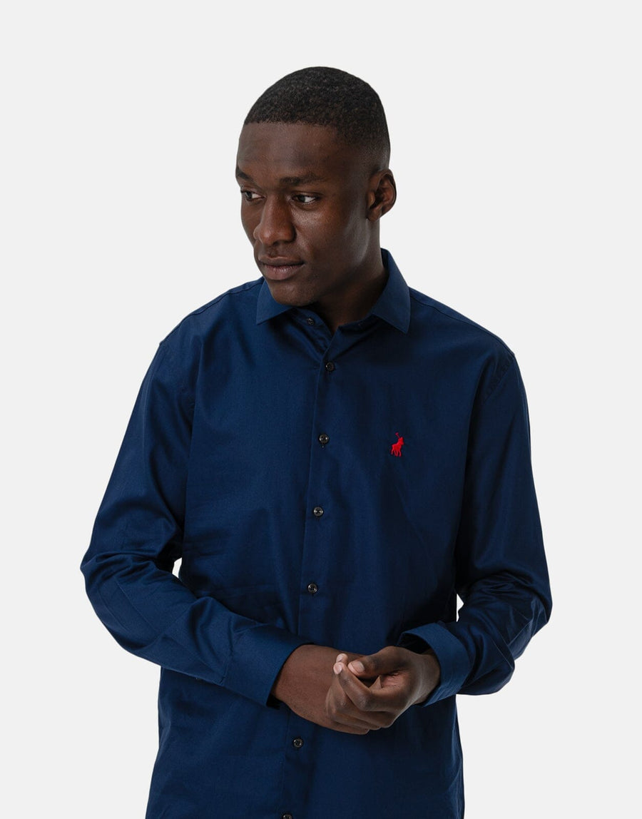 Polo Custom Fit Greig Navy Shirt