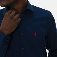 Polo Custom Fit Greig Navy Shirt