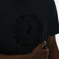 Polo Crest Flock T-Shirt Navy