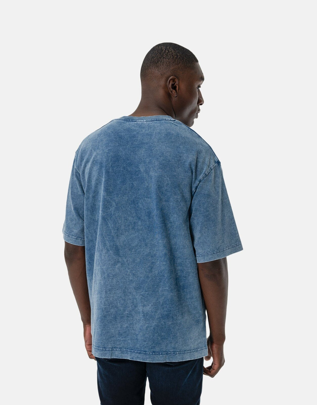 G-Star RAW Indigo Boxy Sun Fade Blue T-Shirt