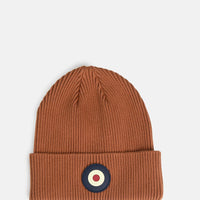 Ben Sherman Targy Rib Brown Beanie