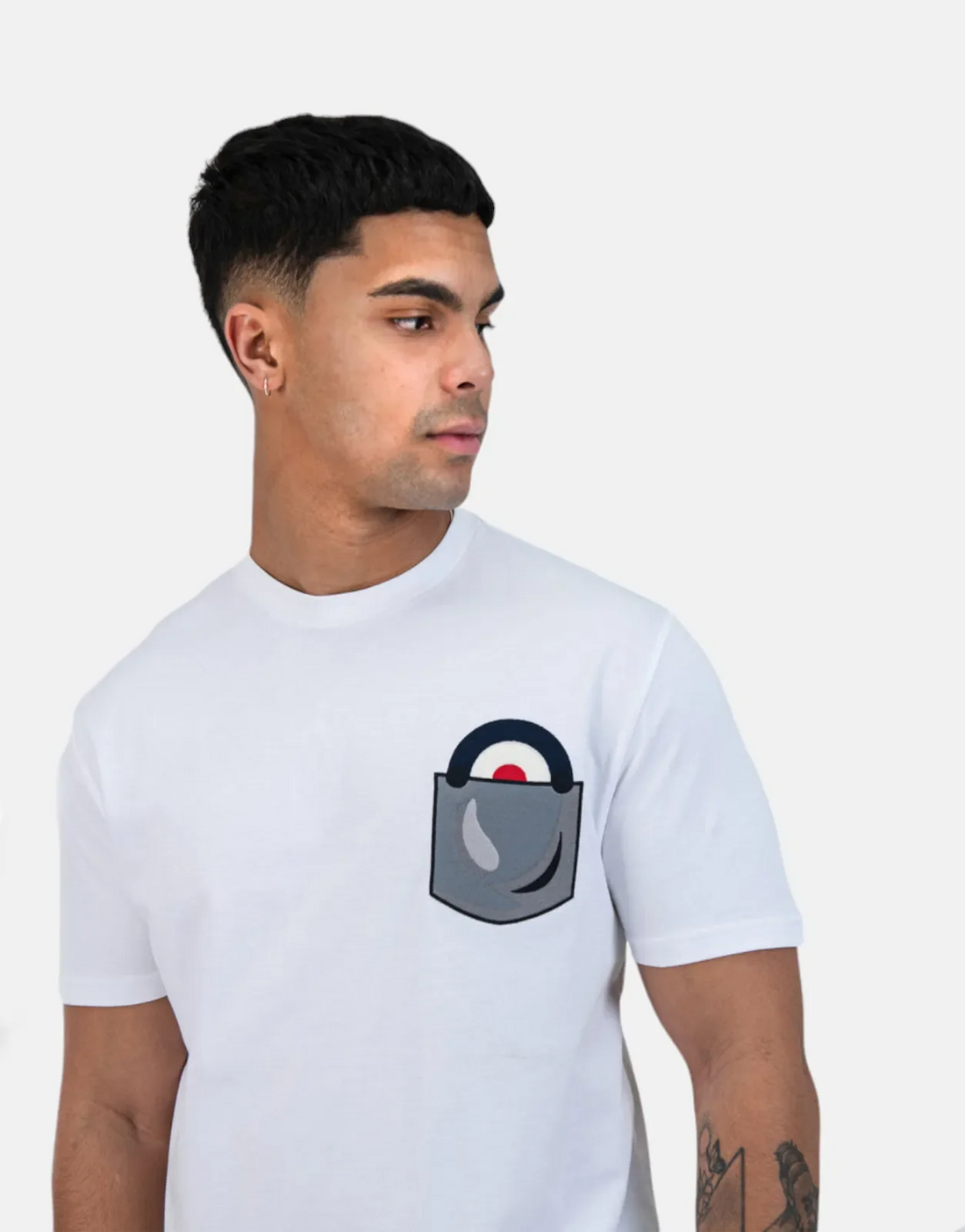 Ben Sherman Target Pocket White T-Shirt