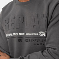 Replay Endurance Run Sweatshirt Titanium