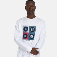 Ben Sherman Play Crew White Sweatshirt