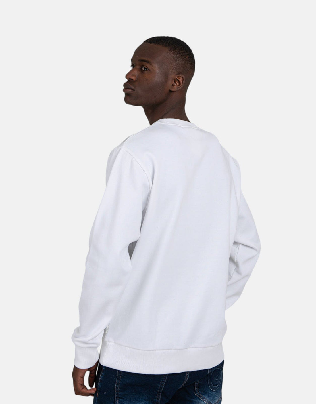 Ben Sherman Play Crew White Sweatshirt