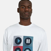 Ben Sherman Play Crew White Sweatshirt