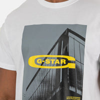 G-Star RAW HQ Graphic White T-Shirt