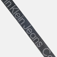 Calvin Klein Monogram Slider Webbing Belt Black