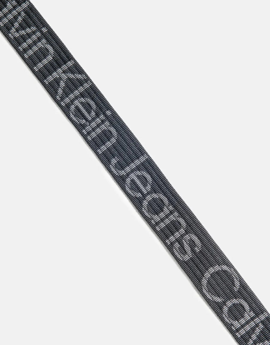 Calvin Klein Monogram Slider Webbing Belt Black