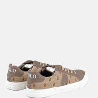 Polo Side Flash Monogram Brown Sneaker