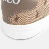 Polo Side Flash Monogram Brown Sneaker